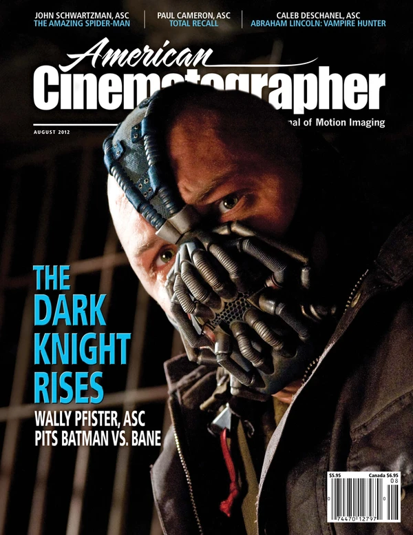 American Cinematographer - August 2012 Cover
